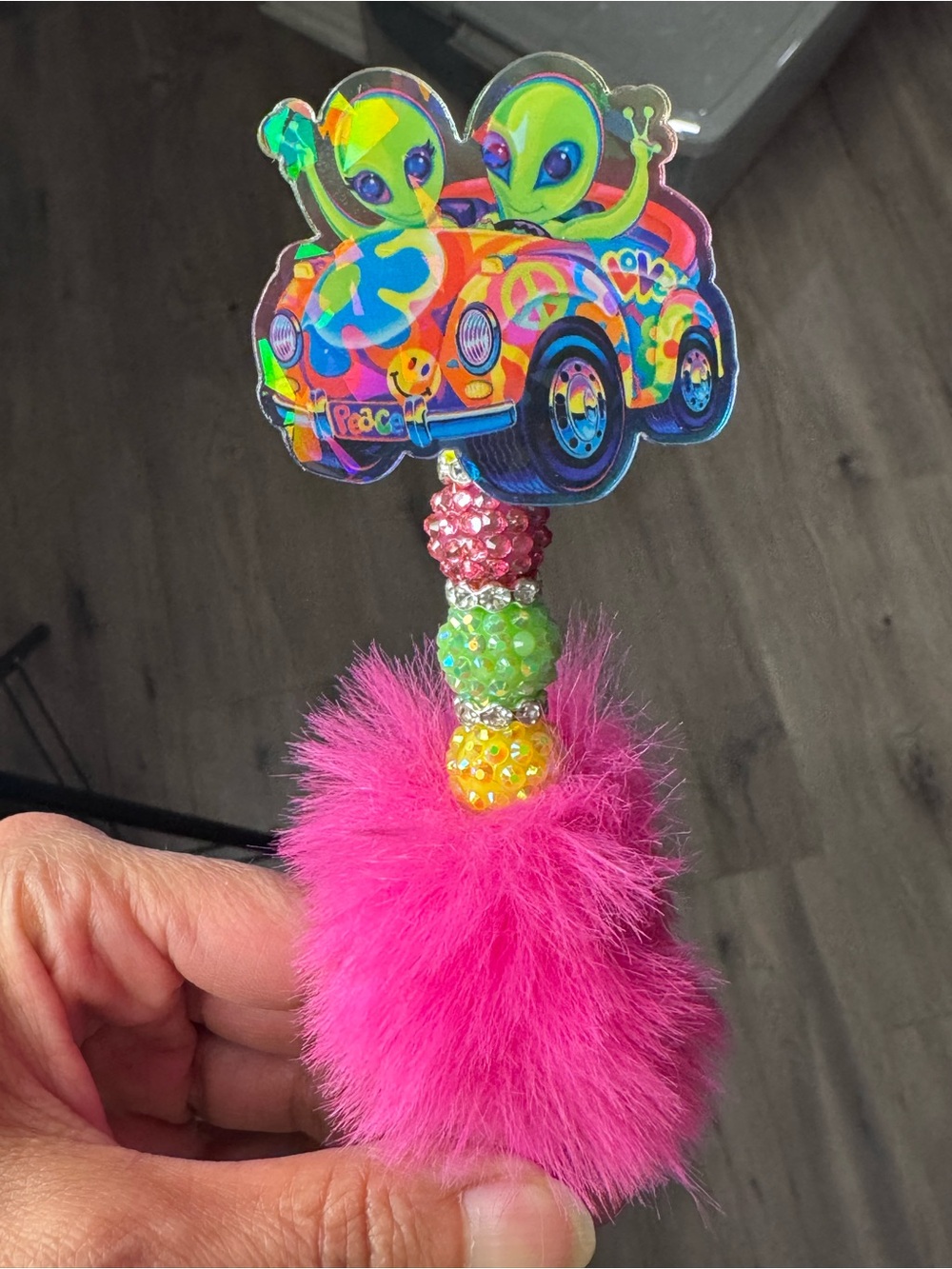 Lisa Frank alien Zorbit and Zoomer pen